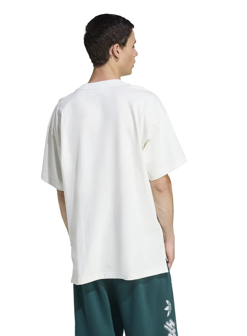 اديداس اوريجينالز تيشيرت برسومات الشعار